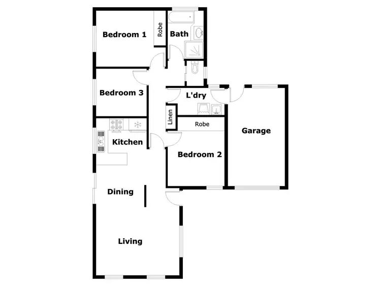 Floorplan of Homely house listing, 45A Bellchambers Crescent, Banks ACT 2906