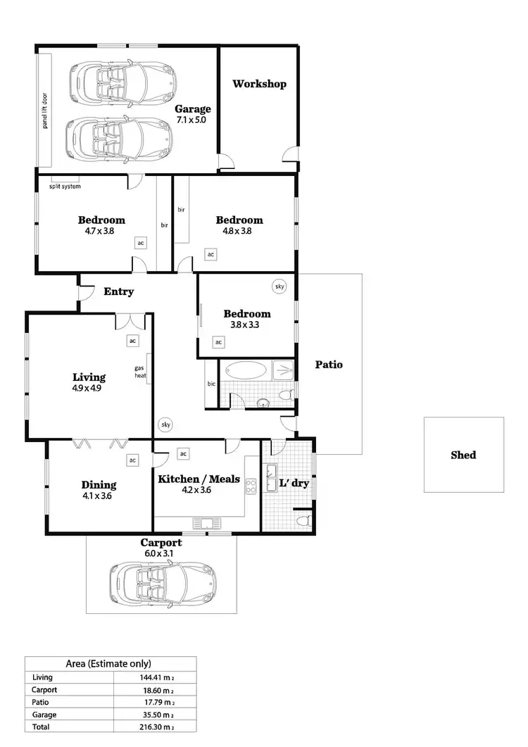 Floorplan of Homely house listing, 3 Clarence Street, Blackwood SA 5051