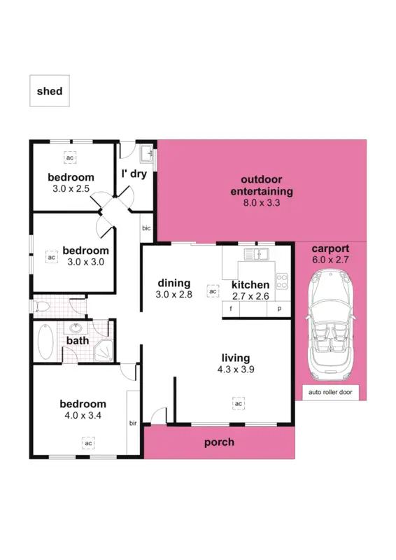 Floorplan of Homely unit listing, 4/22-24 Torrens Avenue, Lockleys SA 5032