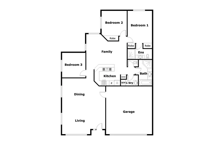 Floorplan of Homely townhouse listing, 53/67 Barraclough Crescent, Monash ACT 2904