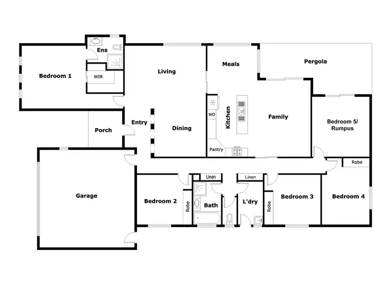 Floorplan of Homely house listing, Address available on request