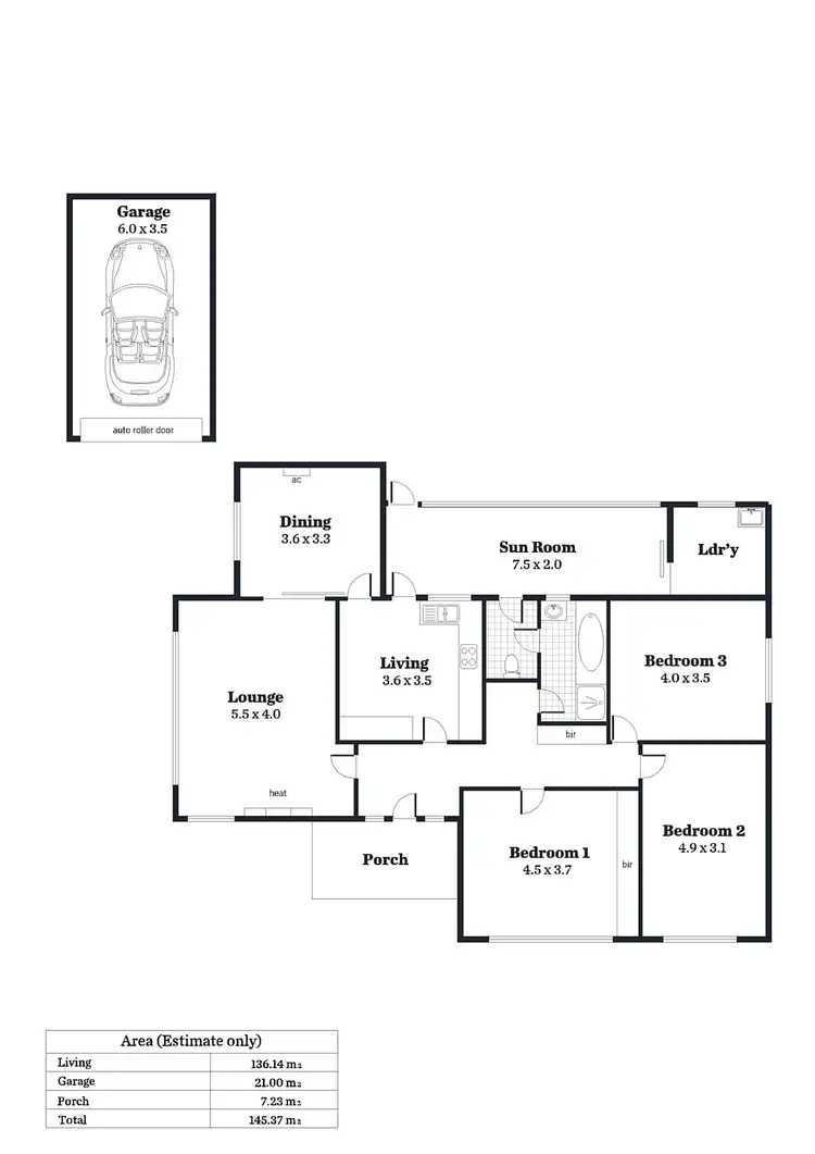 Floorplan of Homely house listing, 14 Marine Street, Somerton Park SA 5044