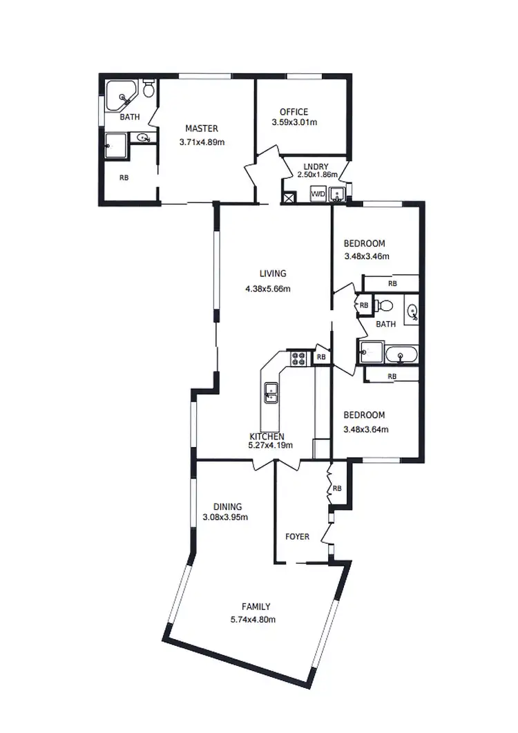 Floorplan of Homely house listing, 9 Davitt Close, Isaacs ACT 2607