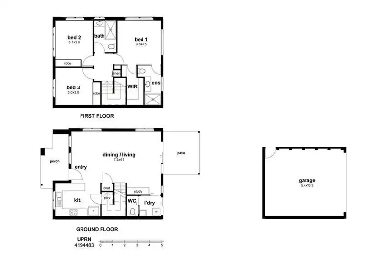 Floorplan of Homely townhouse listing, Address available on request