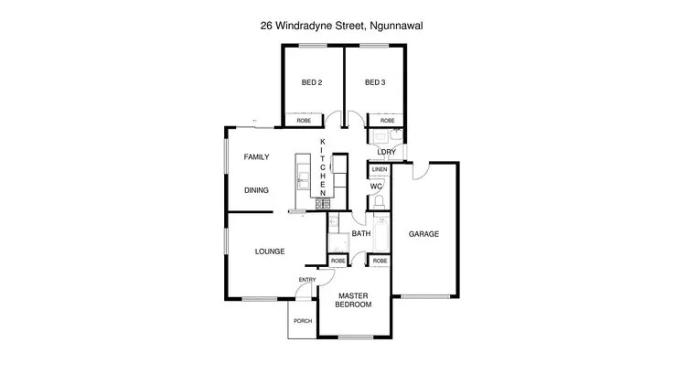 Floorplan of Homely house listing, 26 Windradyne Street, Ngunnawal ACT 2913