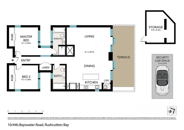 Floorplan of Homely apartment listing, 10/44B Bayswater Road, Rushcutters Bay NSW 2011