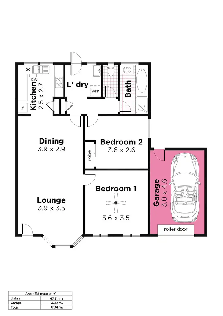 Floorplan of Homely unit listing, 9/4 Ponder Avenue, Gilberton SA 5081