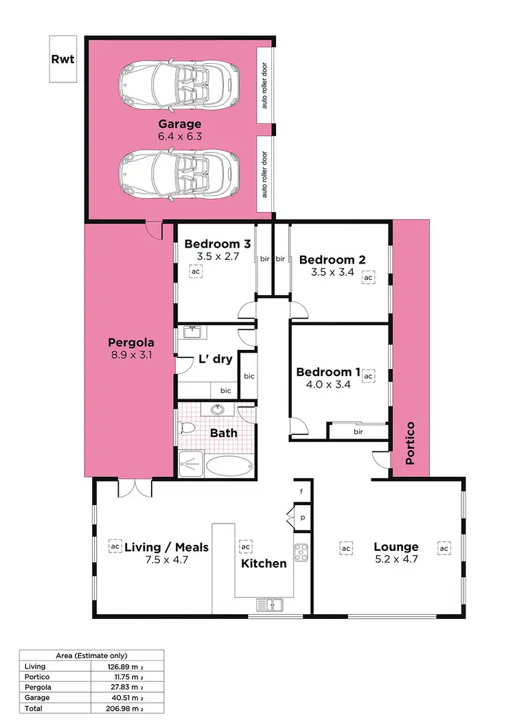 Floorplan of Homely house listing, 14A Douglas Street, Lockleys SA 5032