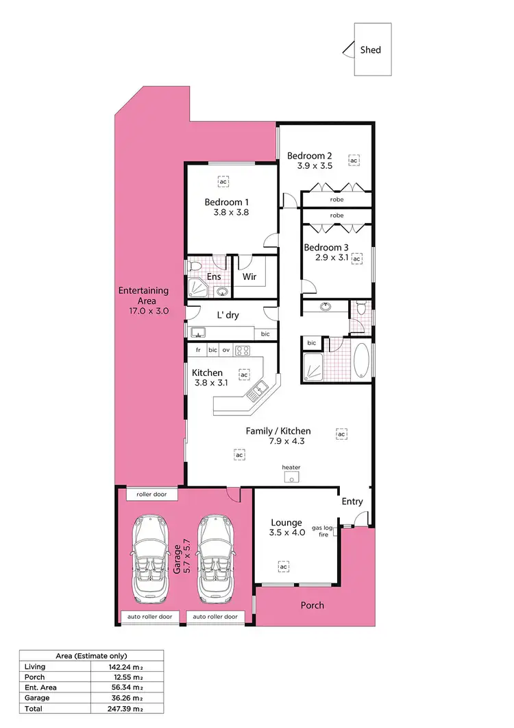 Floorplan of Homely house listing, 7 Highland Avenue, Glenelg North SA 5045