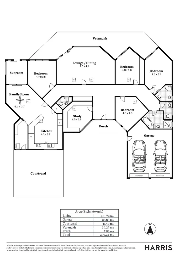 Floorplan of Homely house listing, 33 Sir John Marks Drive, West Lakes SA 5021