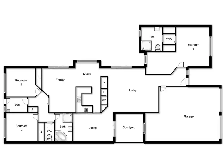 Floorplan of Homely house listing, 2 Edney Place, Isaacs ACT 2607