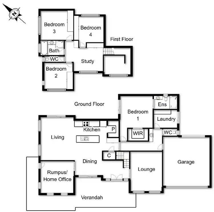 Floorplan of Homely house listing, 5 Pollack Street, Googong NSW 2620