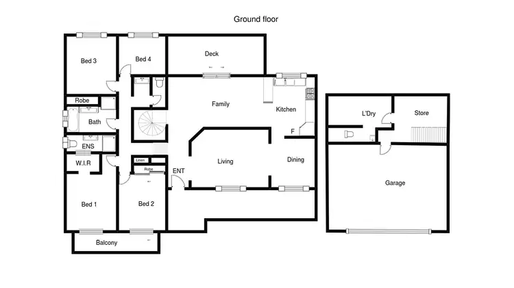 Floorplan of Homely house listing, 38 Mackerras Crescent, Theodore ACT 2905