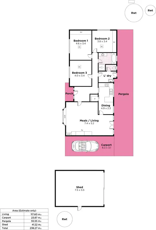 Floorplan of Homely house listing, 47 Yantaringa (adj Hahndorf) Road, Paechtown SA 5245