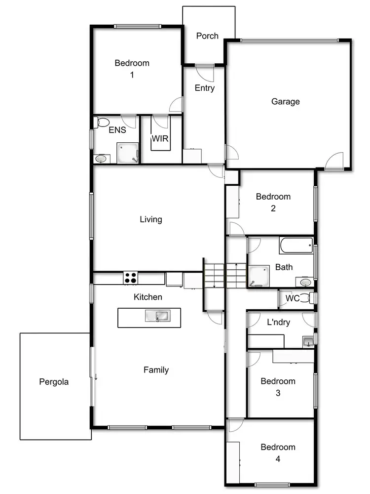Floorplan of Homely house listing, Address available on request