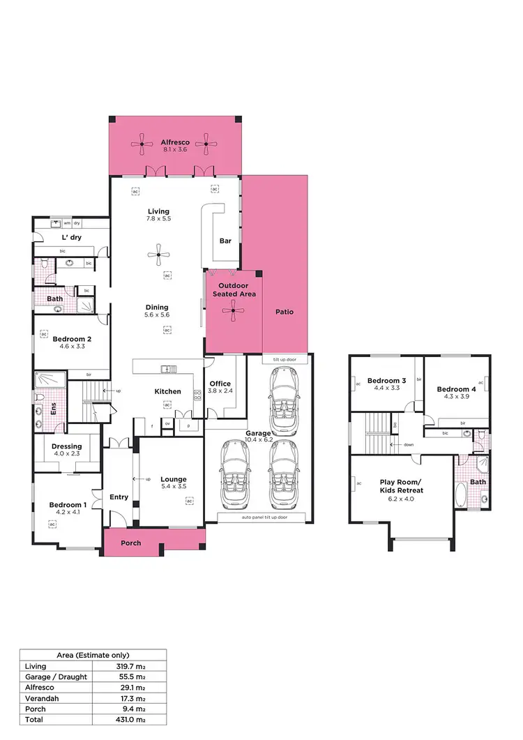 Floorplan of Homely house listing, 70 Rossall Road, Somerton Park SA 5044