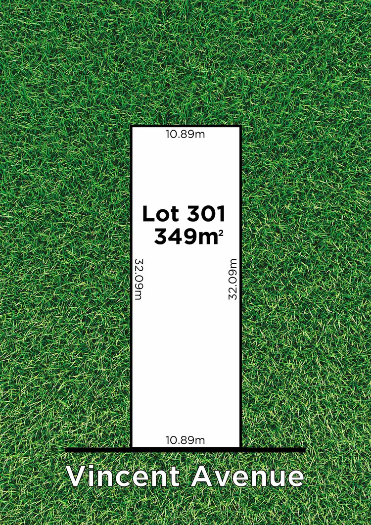 Floorplan of Homely land listing, 16b Vincent Avenue, Athelstone SA 5076