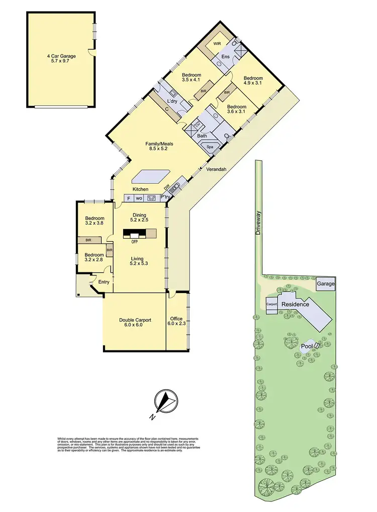 Floorplan of Homely house listing, 92 Railway Parade, Eltham VIC 3095