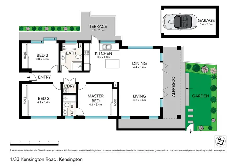 Floorplan of Homely apartment listing, 1/33 Kensington Road, Kensington NSW 2033