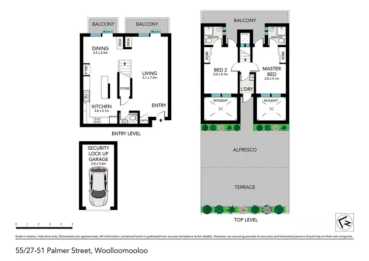 Floorplan of Homely apartment listing, 55/27-51 Palmer Street, Woolloomooloo NSW 2011