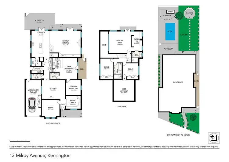 Floorplan of Homely house listing, 13 Milroy Avenue, Kensington NSW 2033