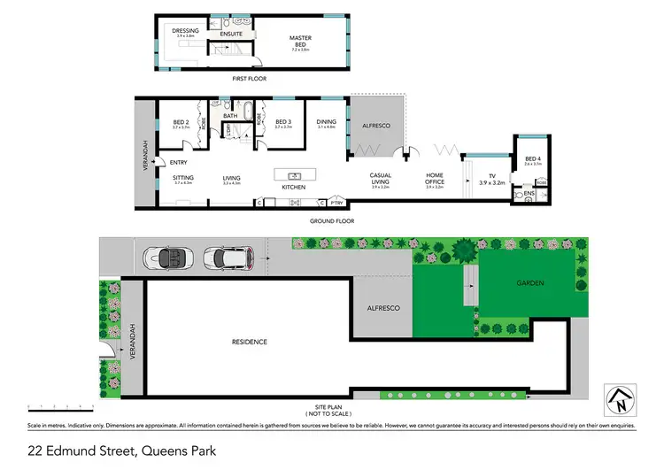 Floorplan of Homely house listing, 22 Edmund Street, Queens Park NSW 2022