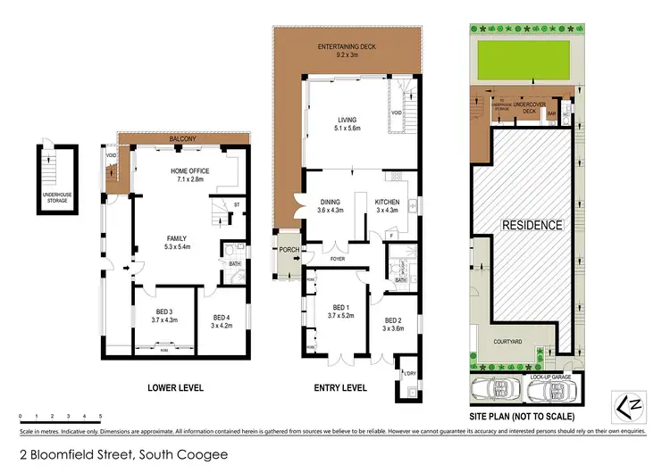 Floorplan of Homely house listing, 2 Bloomfield Street, South Coogee NSW 2034