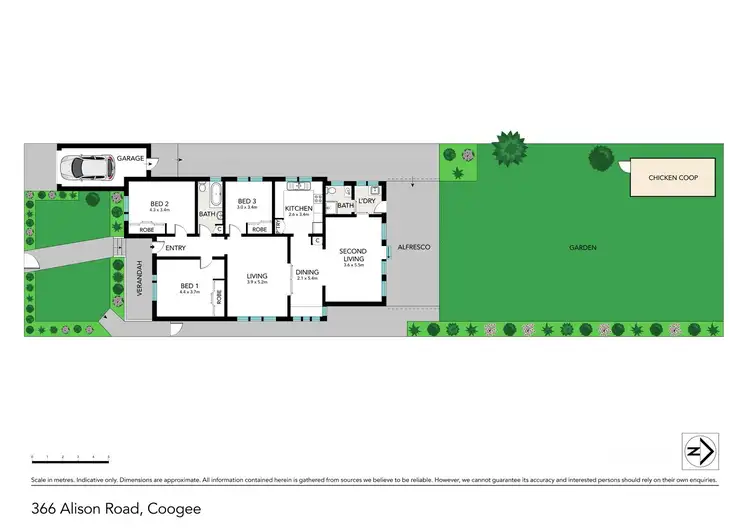 Floorplan of Homely house listing, 366 Alison Road, Coogee NSW 2034