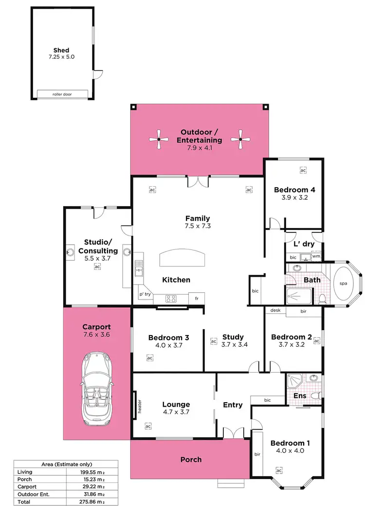 Floorplan of Homely house listing, 78 Sydney Street, Glenunga SA 5064
