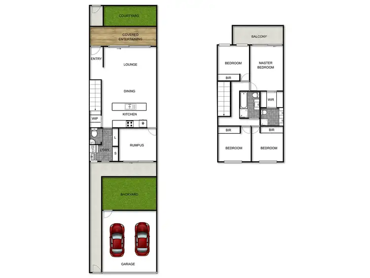 Floorplan of Homely villa listing, 44 Edgeworth Parade, Coombs ACT 2611