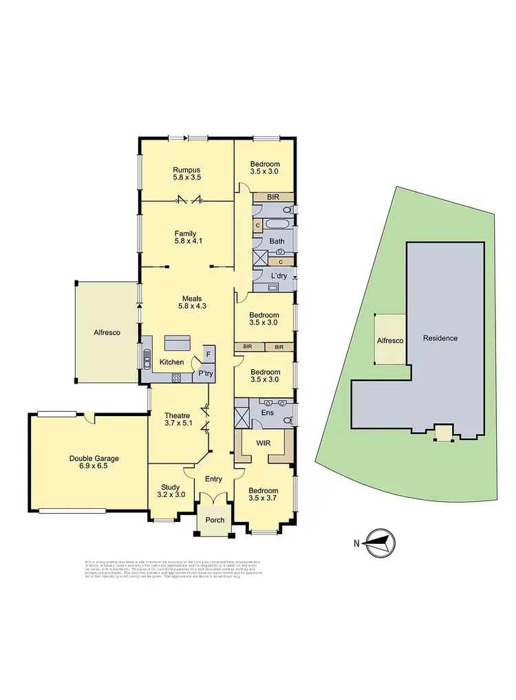 Floorplan of Homely house listing, 10 Ashgate Drive, Doreen VIC 3754