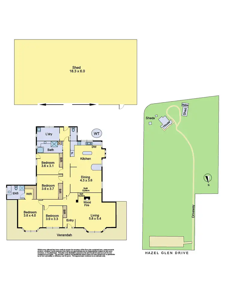 Floorplan of Homely house listing, 279 Hazel Glen Drive, Doreen VIC 3754