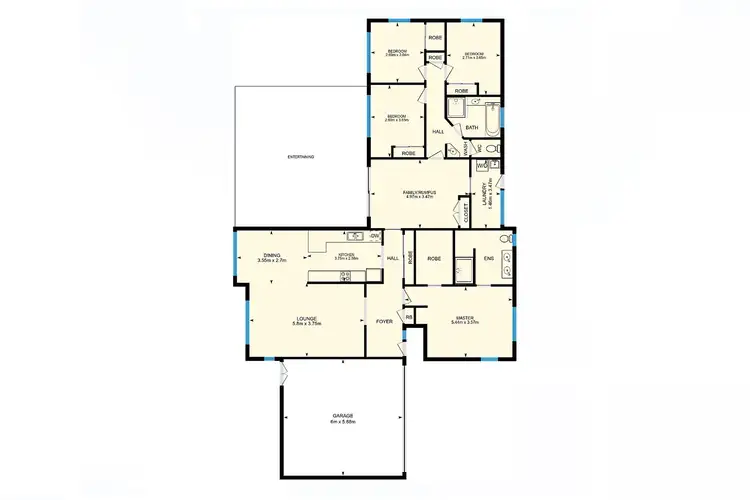Floorplan of Homely house listing, 13 Banvard Place, Chapman ACT 2611