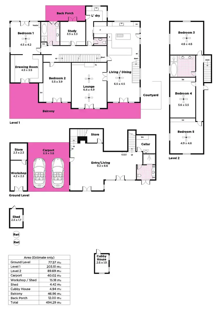 Floorplan of Homely house listing, 23 Braemar Terrace, Stirling SA 5152