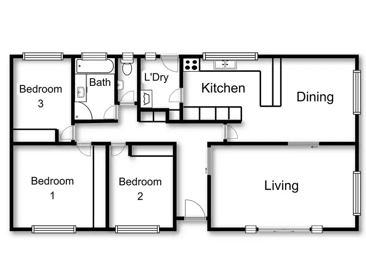 Floorplan of Homely house listing, 213 Atherton Street, Downer ACT 2602
