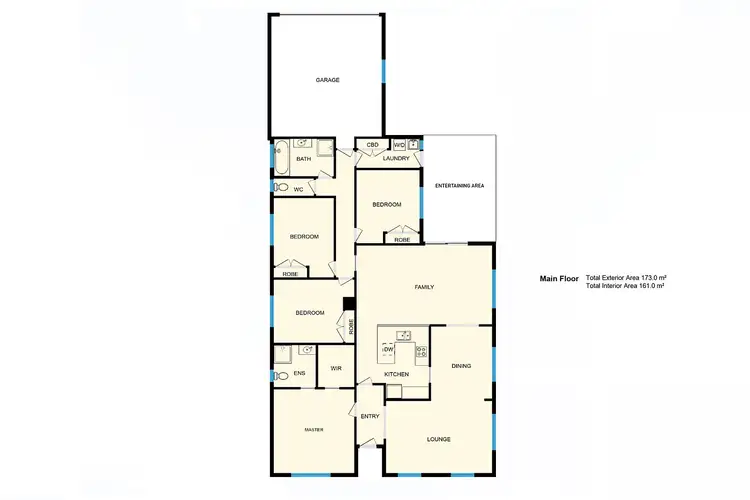 Floorplan of Homely house listing, 53 Osprey  Street, Harrison ACT 2914
