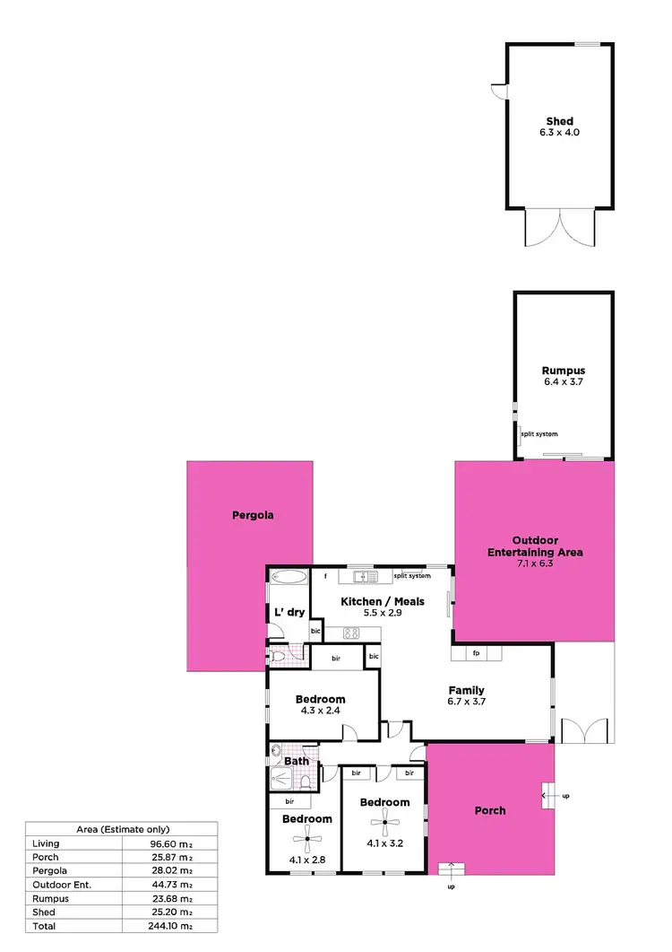 Floorplan of Homely house listing, 33 Stanlake Avenue, St Marys SA 5042