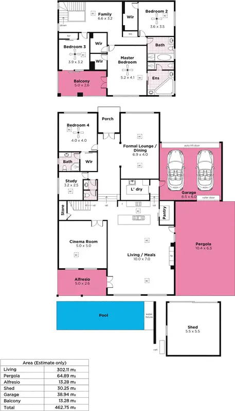 Floorplan of Homely house listing, 19 Blackwood Park Boulevard, Craigburn Farm SA 5051