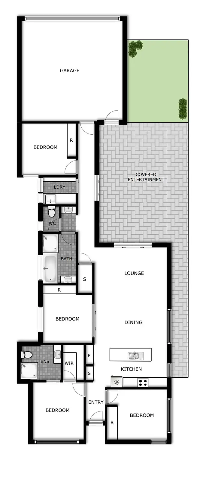 Floorplan of Homely house listing, 94 David Fleay Street, Wright ACT 2611