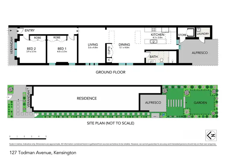 Floorplan of Homely house listing, 127 Todman Avenue, Kensington NSW 2033