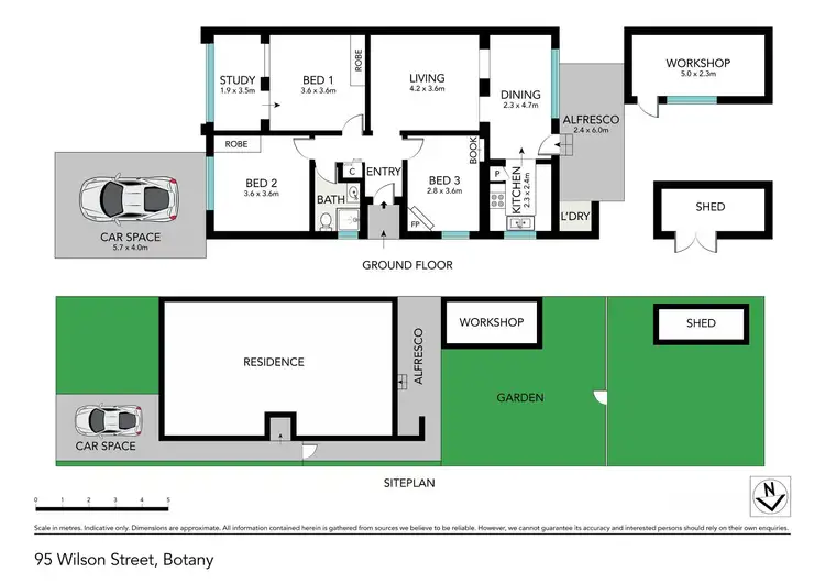 Floorplan of Homely house listing, 95 Wilson Street, Botany NSW 2019