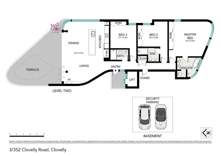 Floorplan of Homely apartment listing, 3/352 Clovelly Road, Clovelly NSW 2031
