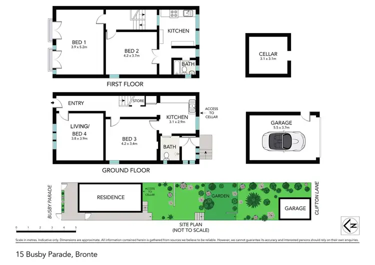Floorplan of Homely house listing, 15 Busby Parade, Bronte NSW 2024