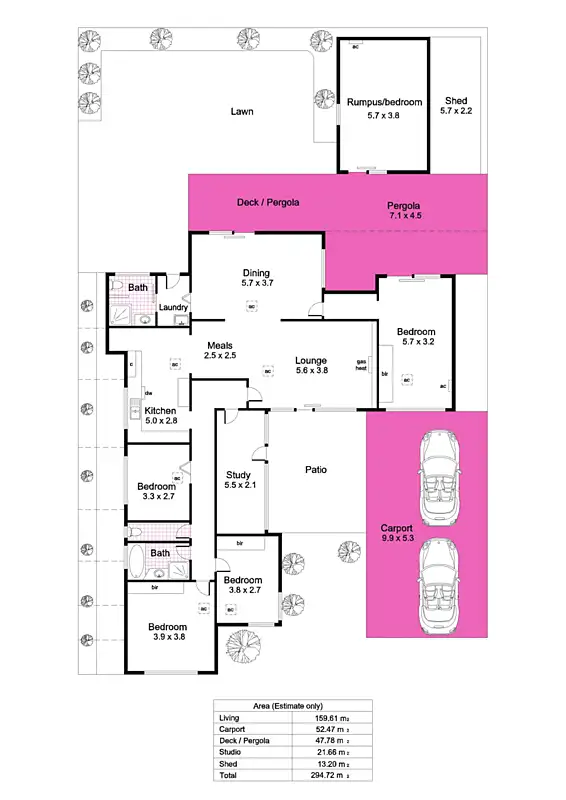 Floorplan of Homely house listing, 12 Rio Vista Avenue, West Beach SA 5024