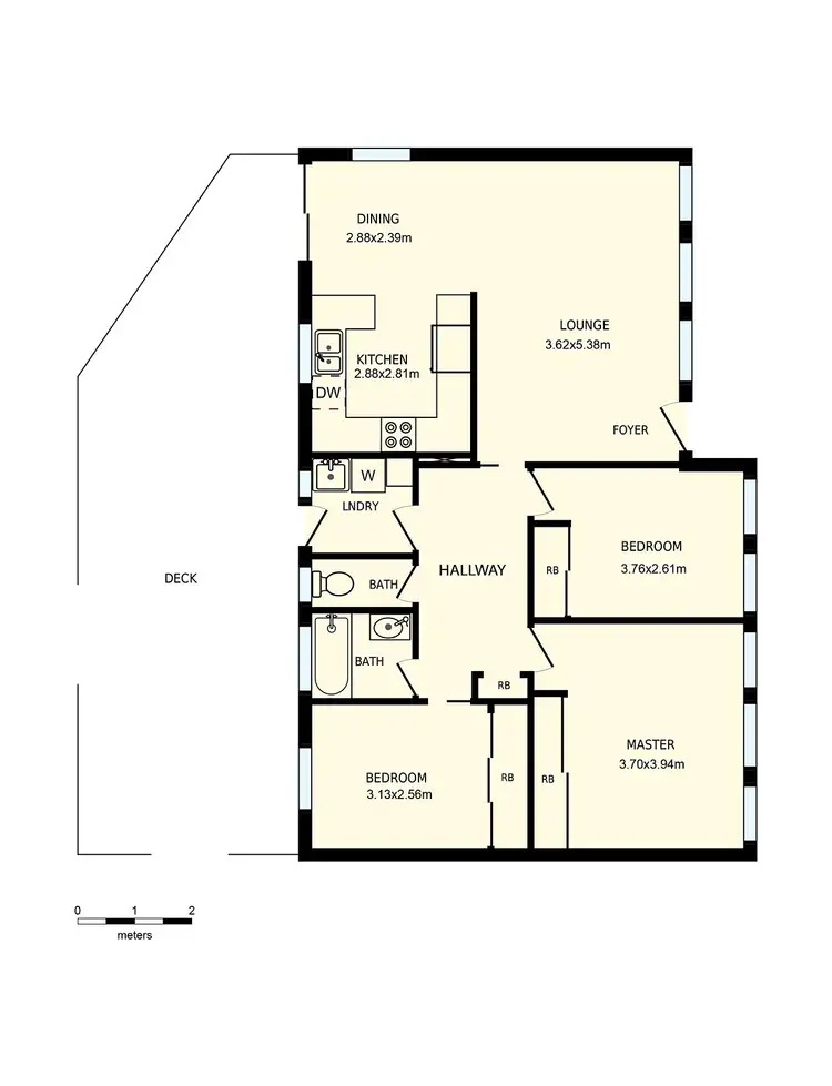 Floorplan of Homely house listing, 45 Marlock Street, Rivett ACT 2611