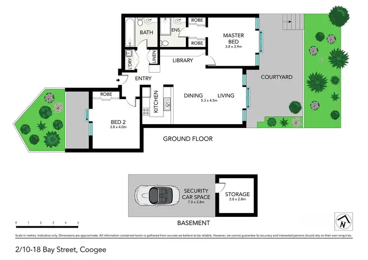 Floorplan of Homely apartment listing, 2/10-18 Bay Street, Coogee NSW 2034