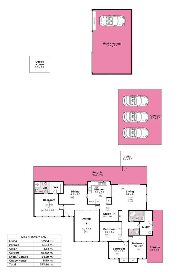 Floorplan of Homely house listing, 6 Katherine Grove, Crafers SA 5152