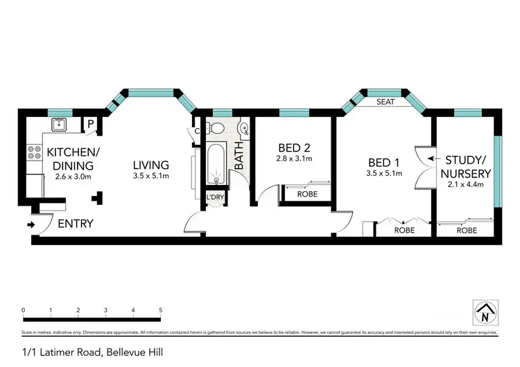 Floorplan of Homely apartment listing, 1/1 Latimer Road, Bellevue Hill NSW 2023