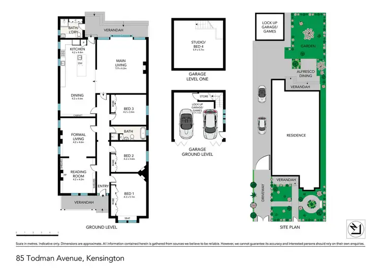 Floorplan of Homely house listing, 85 Todman Avenue, Kensington NSW 2033