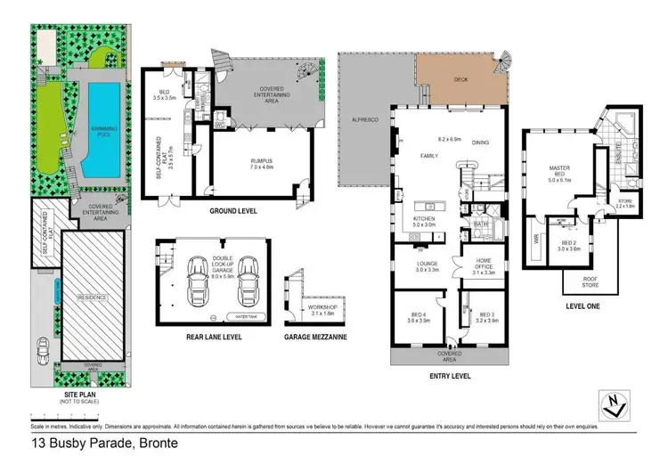 Floorplan of Homely house listing, 13 Busby Parade, Bronte NSW 2024